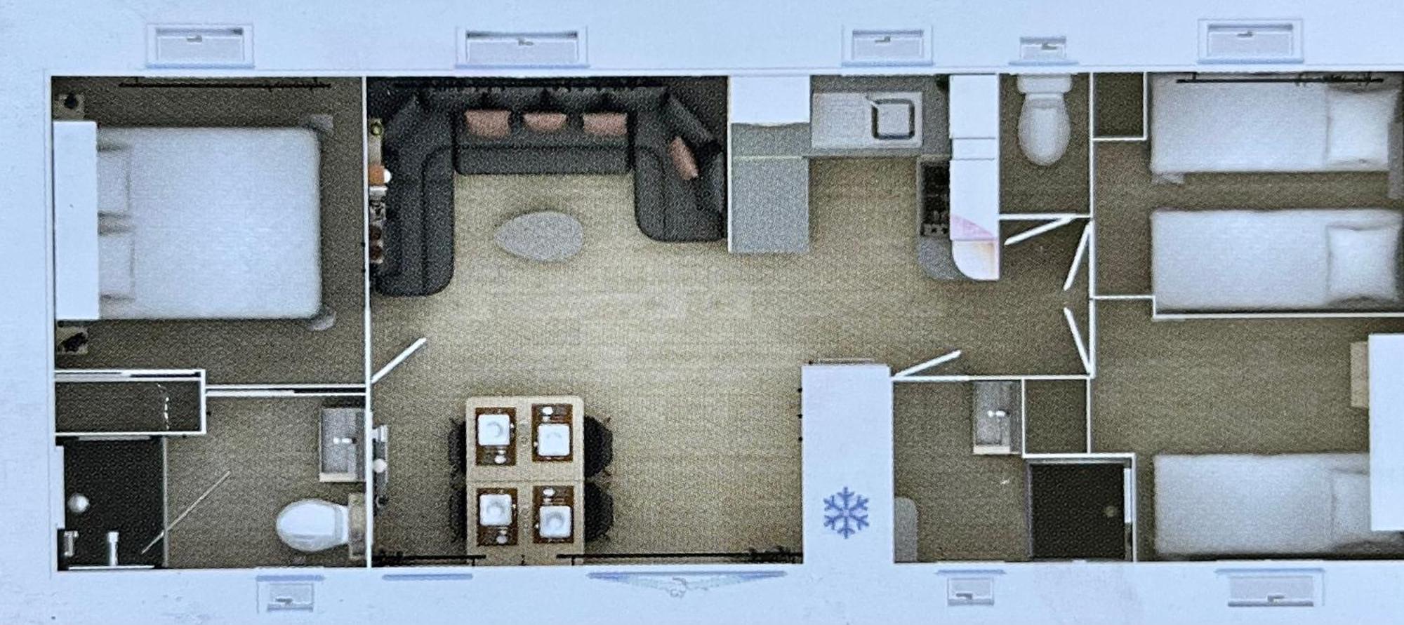 Mobil-home Les Lauriers Roses Siblu 4**** Campeggio